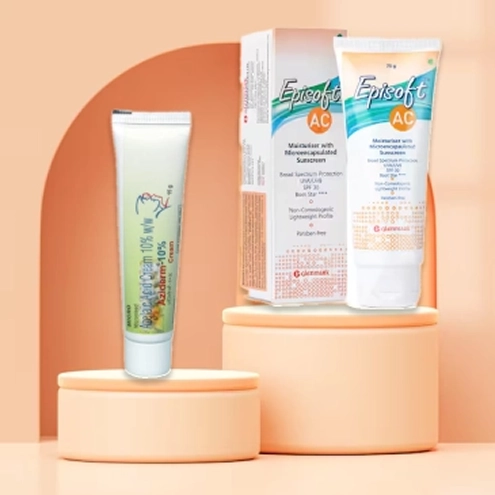 Anti acne package -
Day routine 