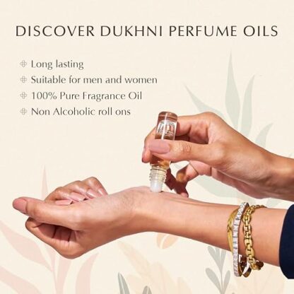 Dukhni Sandalia Rose Attar Oil Arabic Perfume Oils - Image 3