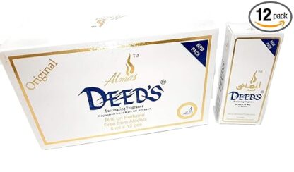 Almas Deeds Fresh Attar Roll On Perfume For Men, 8Ml (Pack Of 12) - Image 3