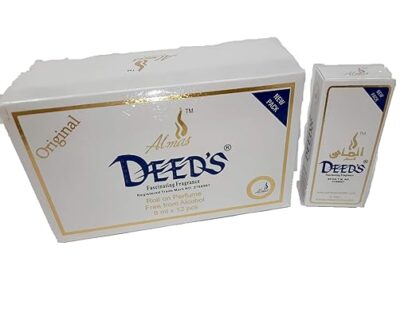 Almas Deeds Fresh Attar Roll On Perfume For Men, 8Ml (Pack Of 12)